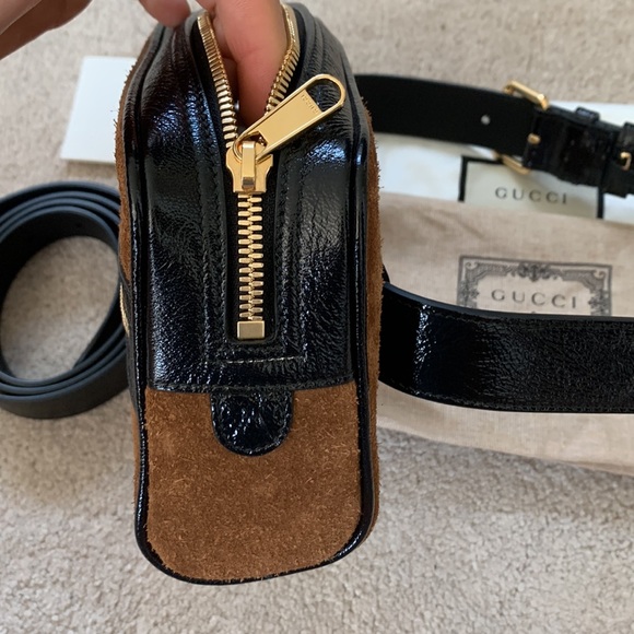 SOLD NEW Gucci Ophidia Suede Belt Bag - Picture 9 of 10